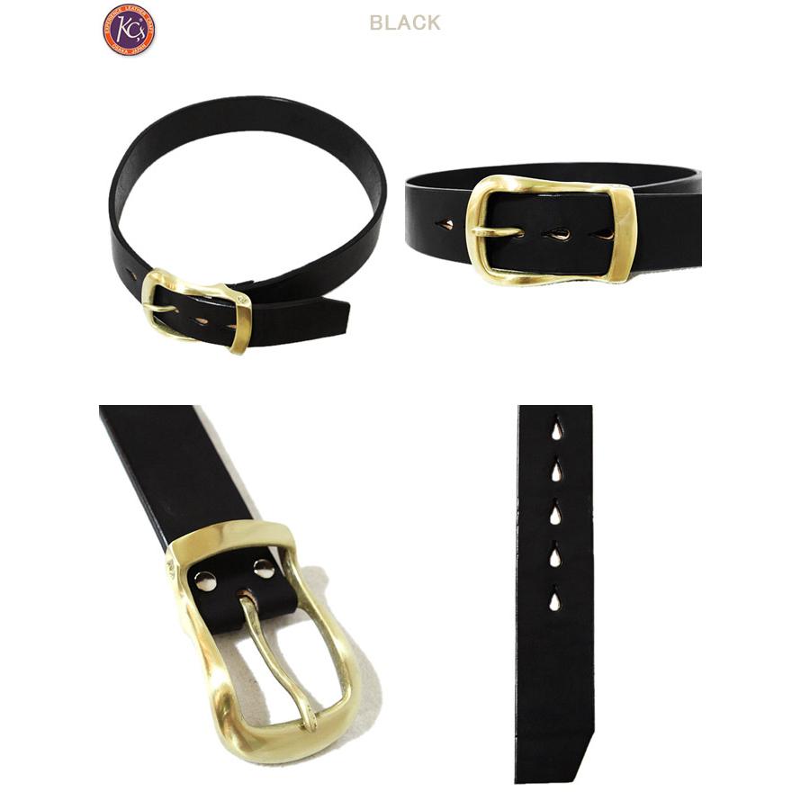 KC'S（ケーシーズ）  1 3/4インチブライドルバックル付きレザーベルト  米国製オイルステアハイド   LUA別注モデル   アメカジ   メンズ |  | 03