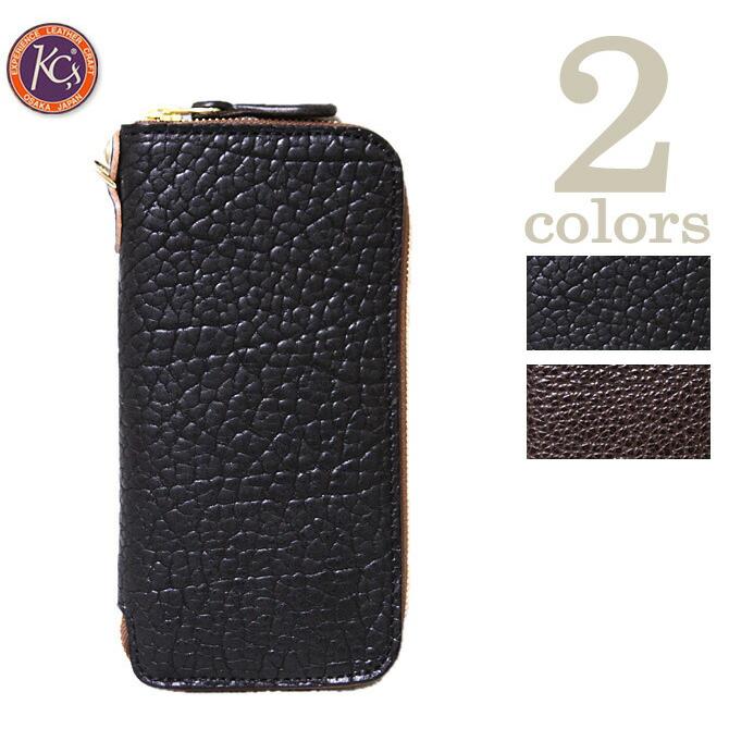 KC'S（ケーシーズ） 　KMB034　ウォレット　ラウンドジップ2　 AMERICAN BISON（アメリカンバイソン革） 　 アメカジ   メンズ   財布・サイフ | 