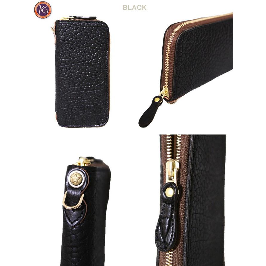 KC'S（ケーシーズ） 　KMB034　ウォレット　ラウンドジップ2　 AMERICAN BISON（アメリカンバイソン革） 　 アメカジ   メンズ   財布・サイフ |  | 01