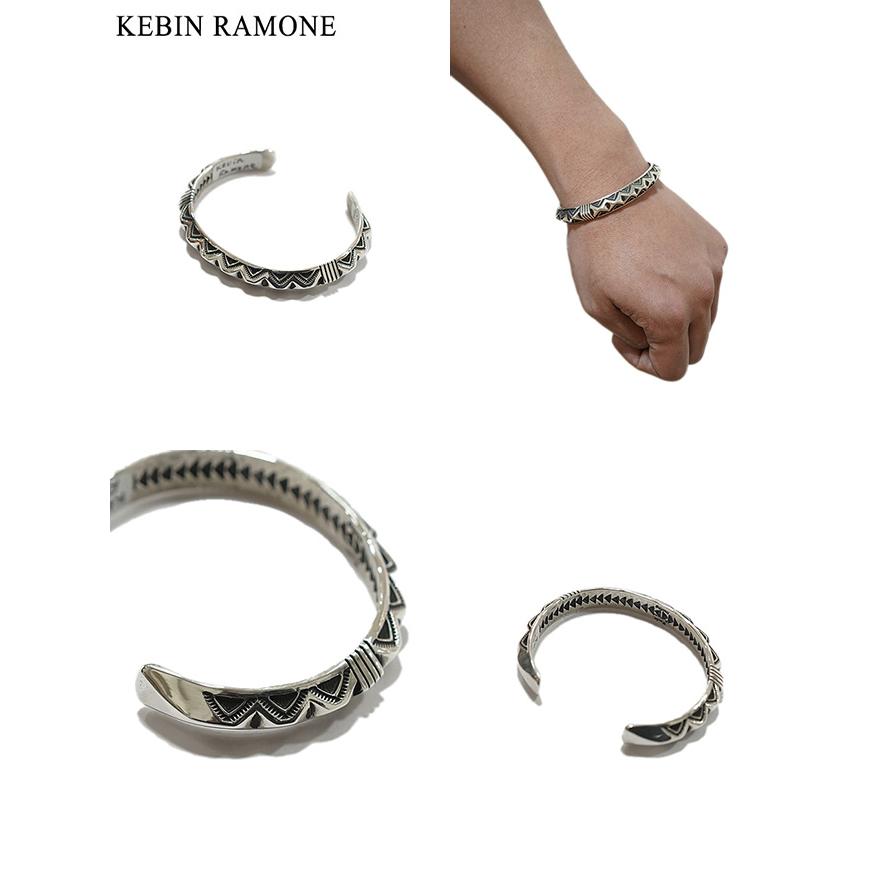 Kevin Ramone  ケビンラモーン　シルバーバングル Kevin Ramone (ケビンラモーン) Silver Triangle Bangle Large