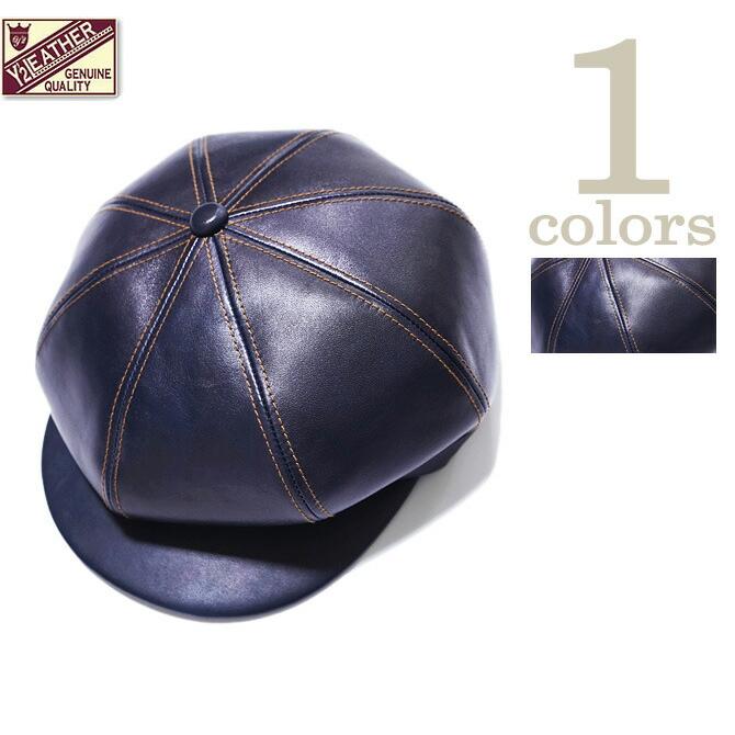 Y'2 LEATHER（ワイツーレザー） LC-04 インディゴホースキャスケット
