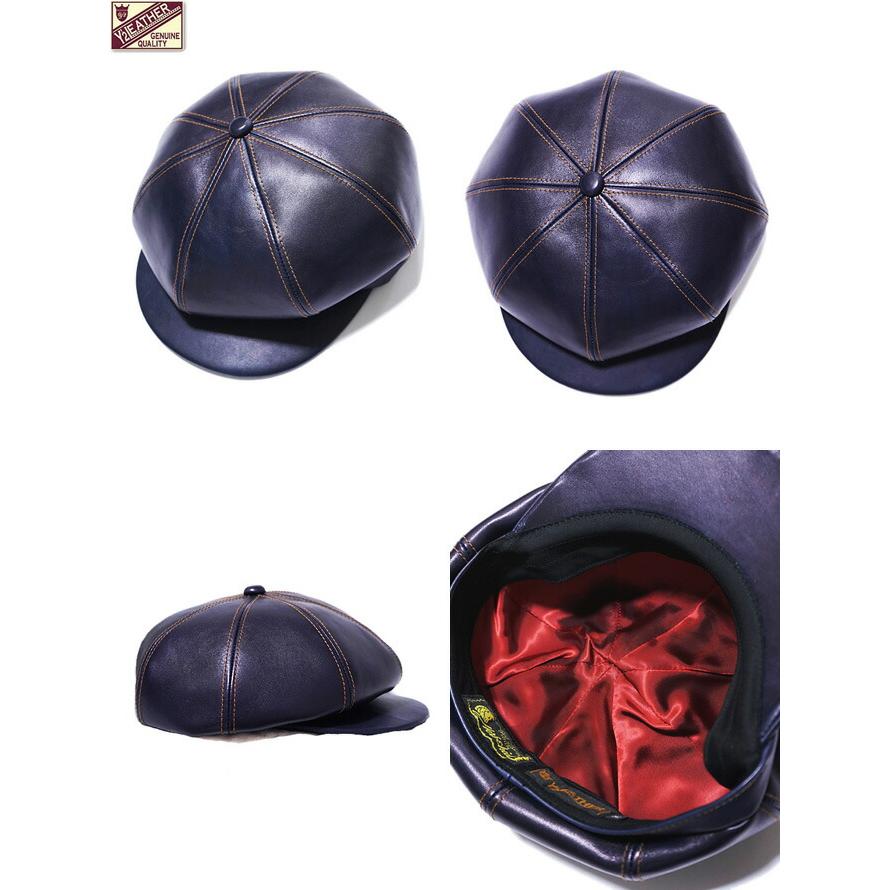 Y'2 LEATHER（ワイツーレザー） LC-04 インディゴホースキャスケット