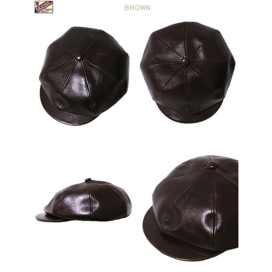 Y'2 LEATHER（ワイツーレザー）  アニリンホースキャスケット  馬革    LC-04    レザーキャスケット   帽子   アメカジ   メンズ |  | 03