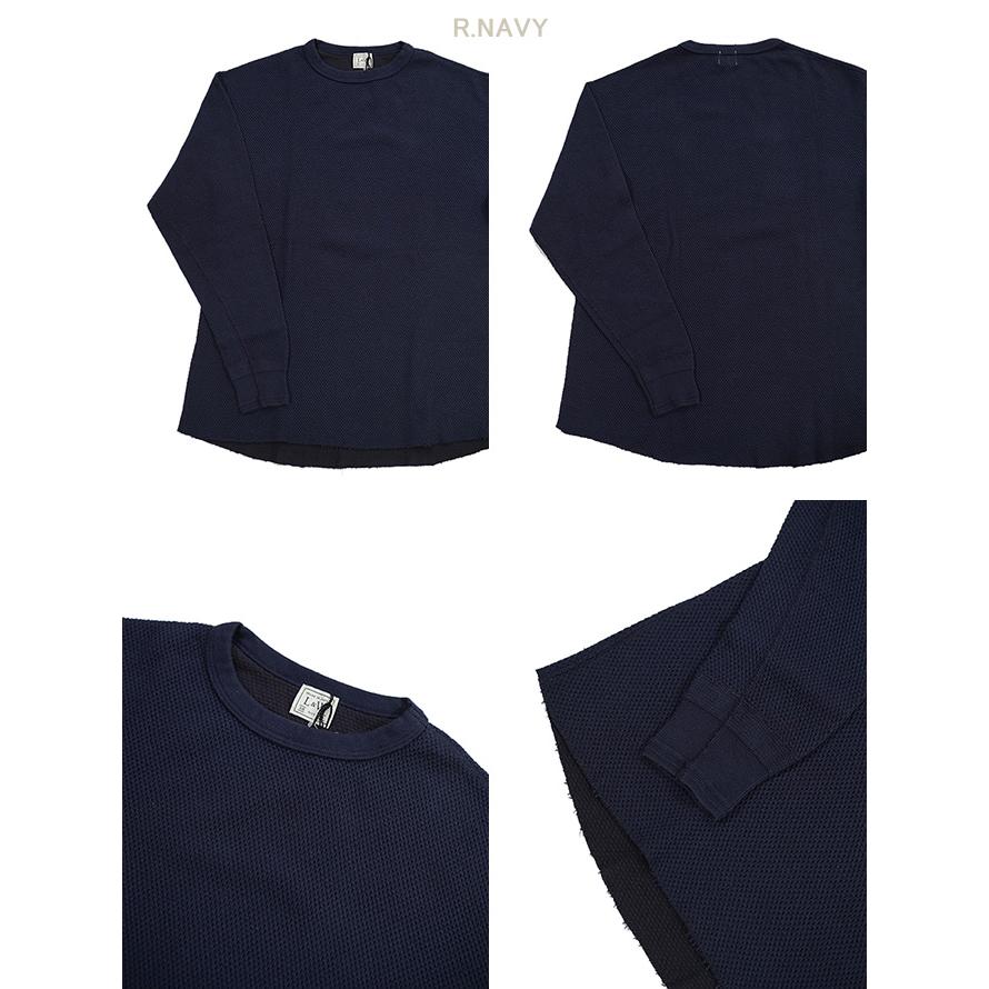 ループアンドウエフト Loop & Weft　LRC1101　ダブルフェイスヘックスハニカムクルーネックサーマル　 DOUBLE FACE HEX HONEYCOMB CREWNECK THERMAL   サ… |  | 04