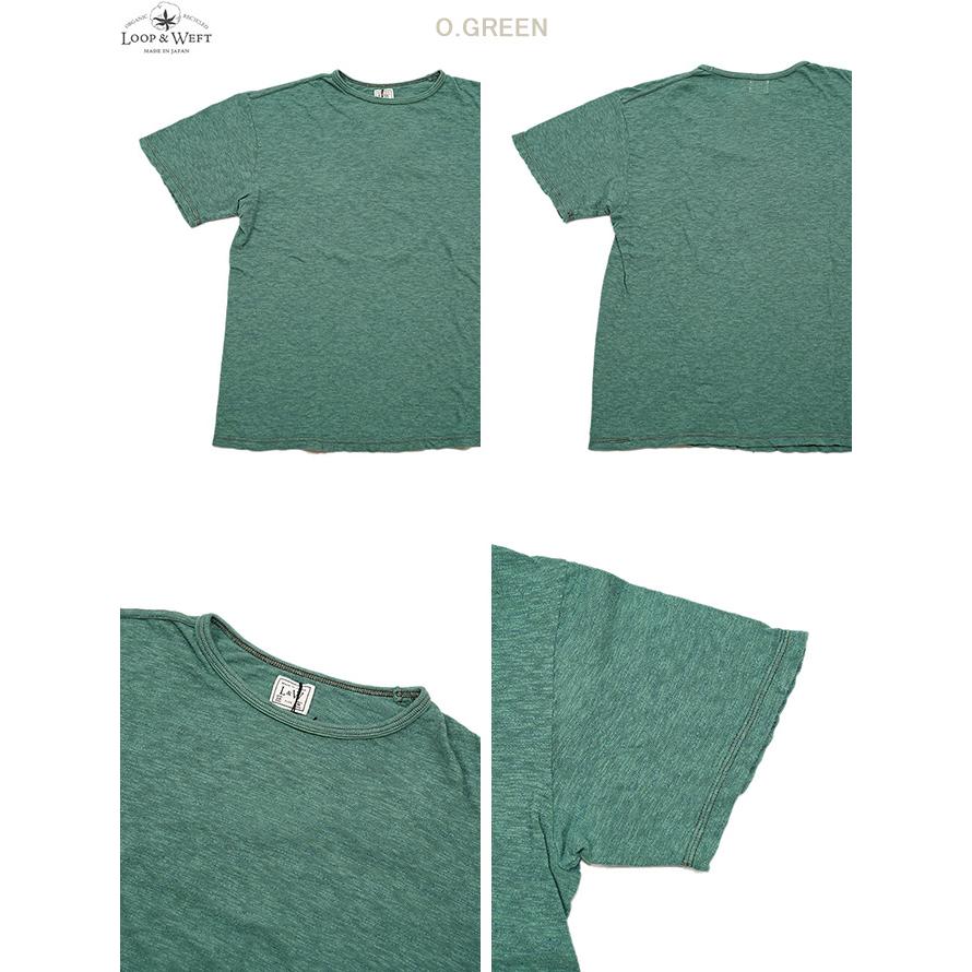 ループアンドウエフト　Loop & Weft　LRC1113　スーパースラブ杢天竺クルー [ SUPER SLUB TUBE KNIT CREWNECK ]　アメカジ　メンズ |  | 01