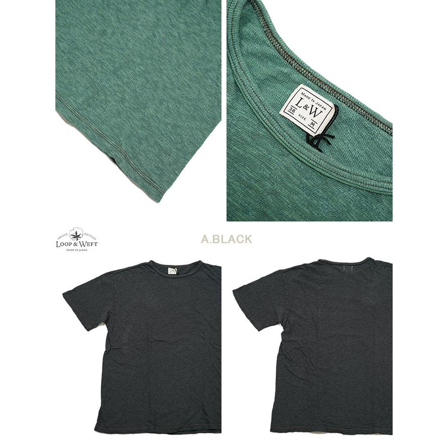 ループアンドウエフト　Loop & Weft　LRC1113　スーパースラブ杢天竺クルー [ SUPER SLUB TUBE KNIT CREWNECK ]　アメカジ　メンズ |  | 02