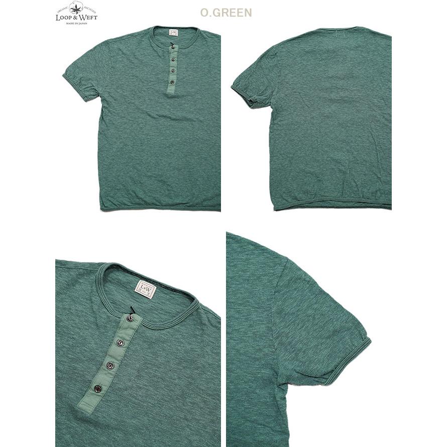ループアンドウエフト　Loop & Weft　LRH1037　スーパースラブ杢天竺ヘンリー [ SUPER SLUB TUBE KNIT 4 BUTTONS HENLEY ]　アメカジ　メンズ |  | 01