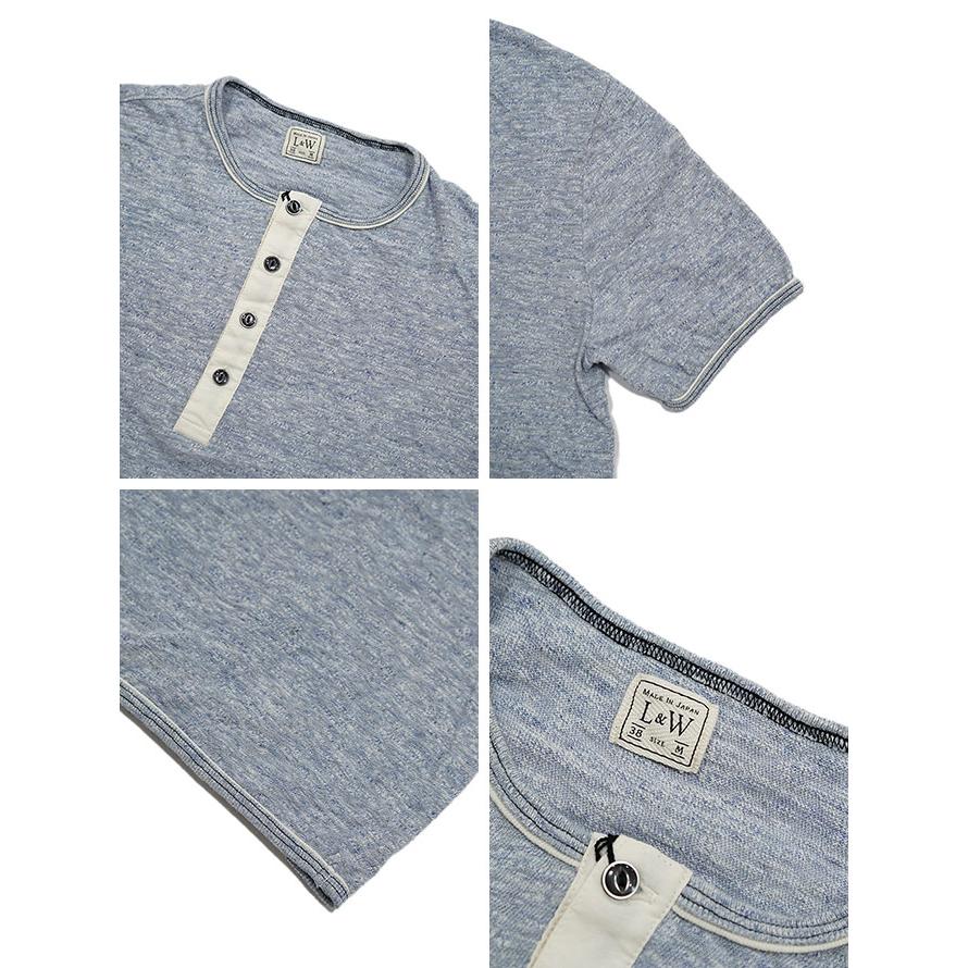 ループアンドウエフト　Loop & Weft　LRH1037　スーパースラブ杢天竺ヘンリー [ SUPER SLUB TUBE KNIT 4 BUTTONS HENLEY ]　アメカジ　メンズ |  | 03