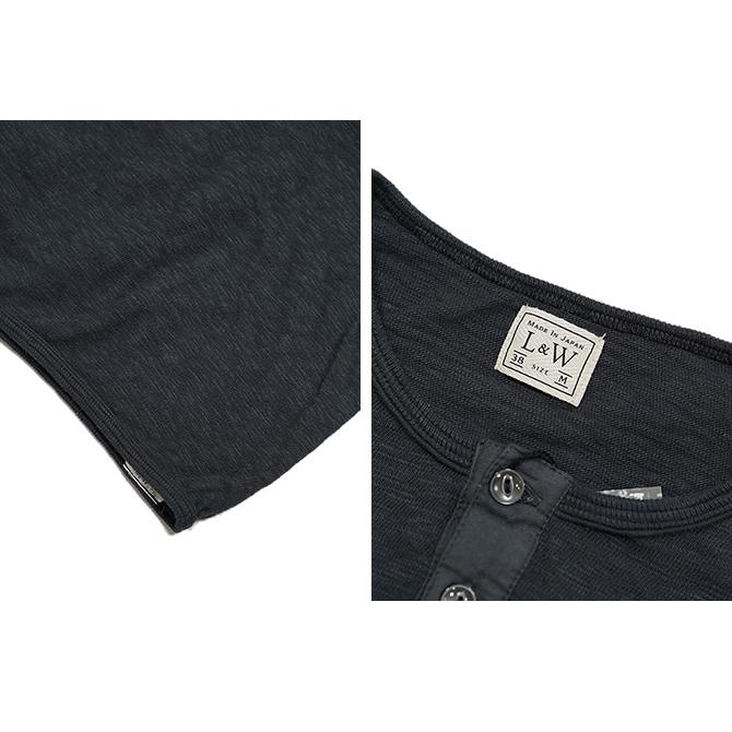 ループアンドウエフト　Loop & Weft　LRH1037　スーパースラブ杢天竺ヘンリー [ SUPER SLUB TUBE KNIT 4 BUTTONS HENLEY ]　アメカジ　メンズ |  | 05