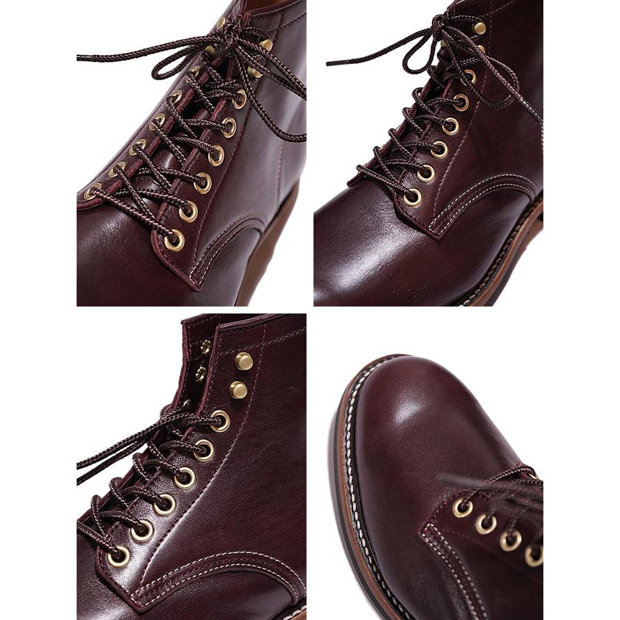 Y'2 LEATHER（ワイツーレザー） 　LS-02　アニリンホースワークブーツ　 HORSE HIDE WORK BOOTS 　 馬革 　 日本製   アメカジ   メンズ   ブーツ |  | 02