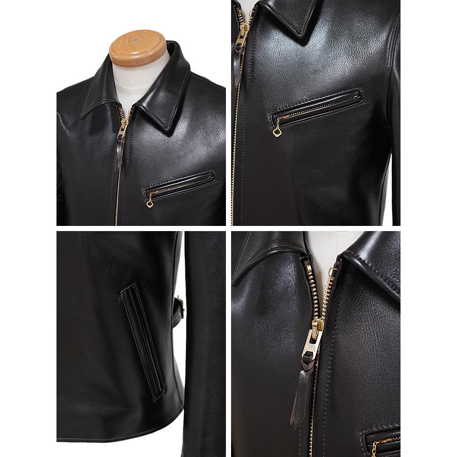 ワイツーレザー　Y'2 LEATHER　LSR-42　アニリンステアシングルライダース [ Aniline Steer Single Riders ( 牛革 ) ]　アメカジ　革ジャン　レザージャケット |  | 01