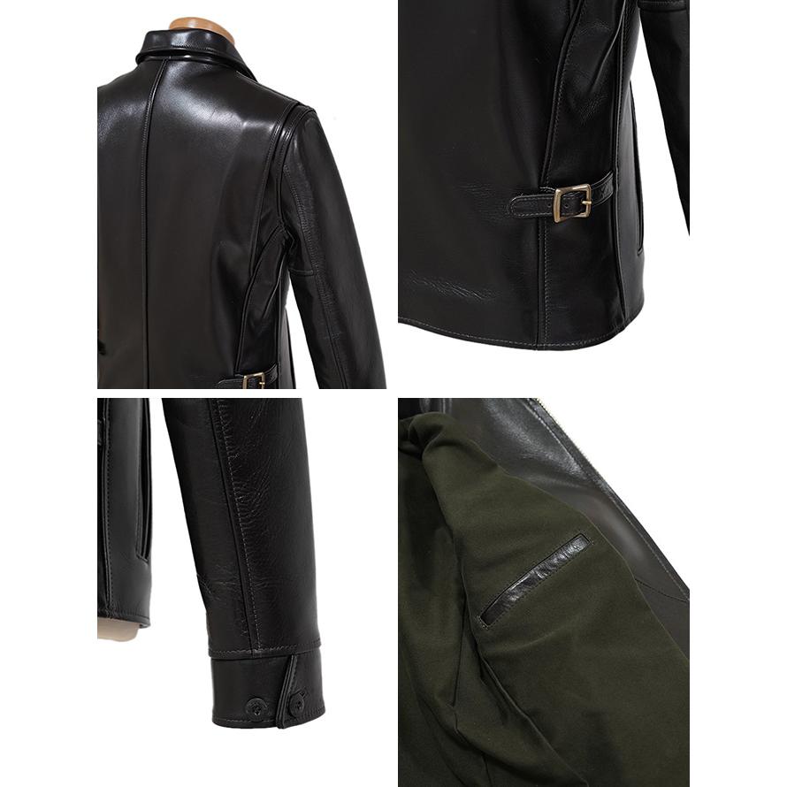 ワイツーレザー　Y'2 LEATHER　LSR-42　アニリンステアシングルライダース [ Aniline Steer Single Riders ( 牛革 ) ]　アメカジ　革ジャン　レザージャケット |  | 03