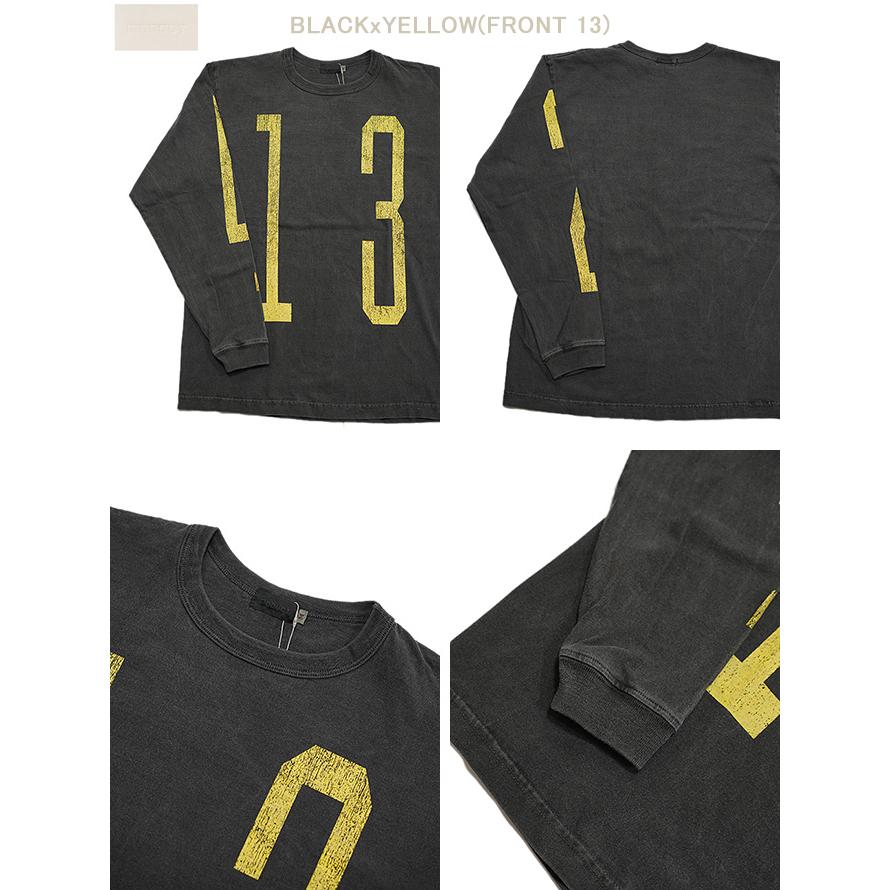 モダクト　MODUCT　MO69340　PIGMENT DYED T-SHIRT　[ UNLUCKY NUMBER ]　ロンT　アメカジ　メンズ　Made In USA | 東洋エンタープライズ | 03