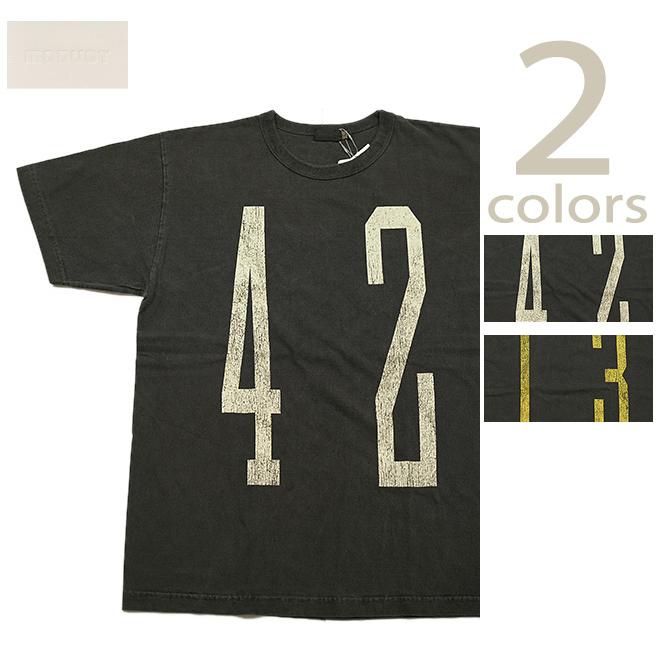 モダクト　MODUCT　MO77704　PIGMENT DYED T-SHIRT　[ UNLUCKY NUMBER ]　プリントTシャツ　アメカジ　メンズ　Made In USA | 東洋エンタープライズ