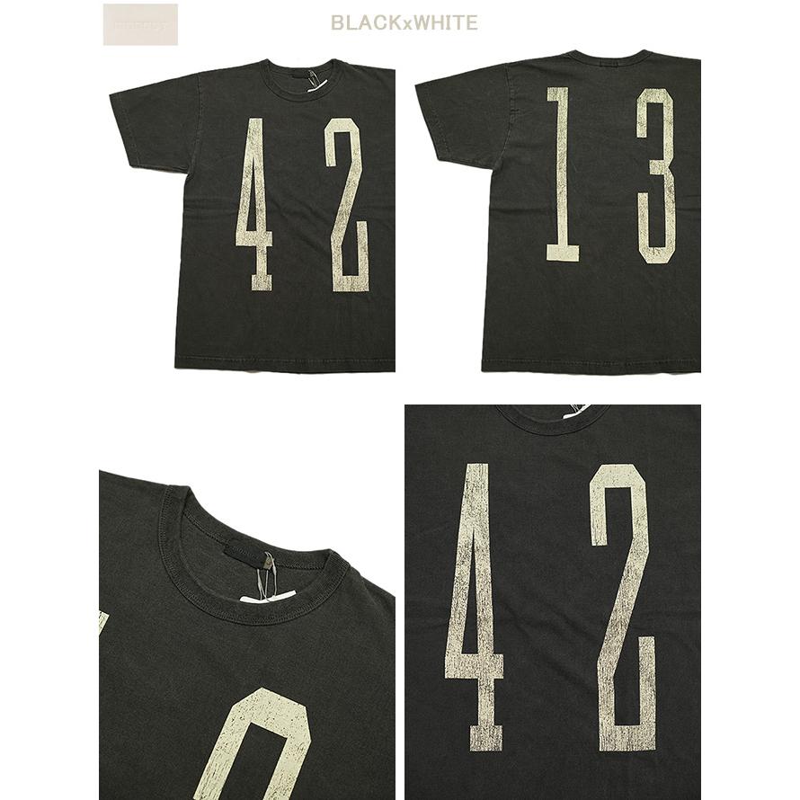 モダクト　MODUCT　MO77704　PIGMENT DYED T-SHIRT　[ UNLUCKY NUMBER ]　プリントTシャツ　アメカジ　メンズ　Made In USA | 東洋エンタープライズ | 01