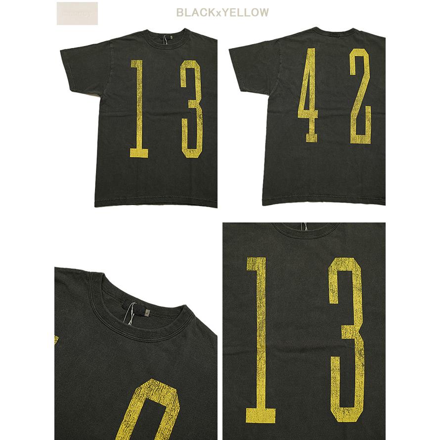 モダクト　MODUCT　MO77704　PIGMENT DYED T-SHIRT　[ UNLUCKY NUMBER ]　プリントTシャツ　アメカジ　メンズ　Made In USA | 東洋エンタープライズ | 03