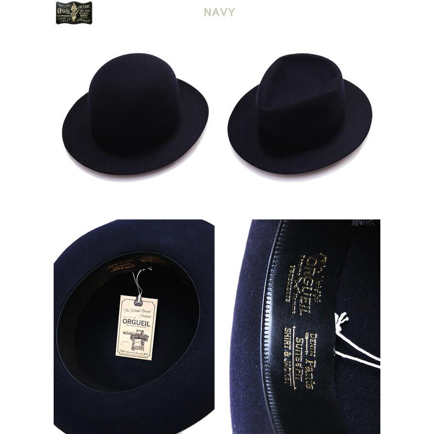 オルゲイユ 通販 ORGUEIL OR-7069 Open Crown Hat オープンクラウン