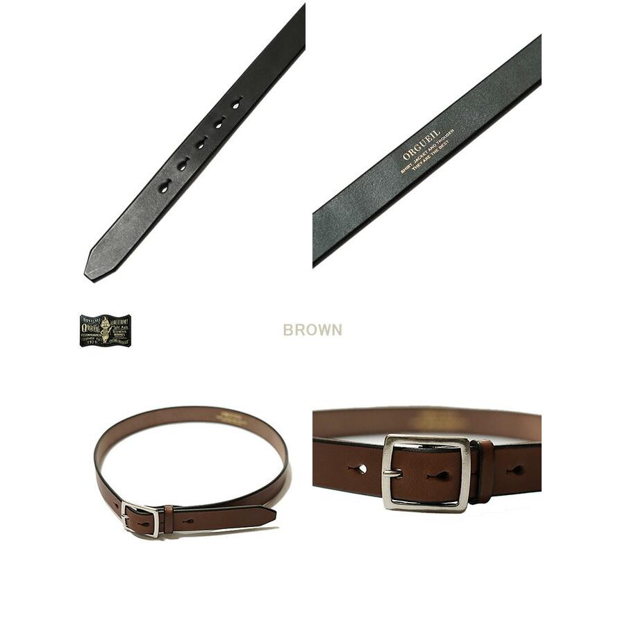 ORGUEIL（オルゲイユ）  OR-7268 ベンズレザーベルト　 Benz Leather Belt   ベルト   アメカジ   メンズ | ORGUEIL | 02