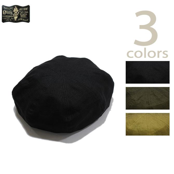ORGUEIL（オルゲイユ） 　OR-7269B リネンベレー  Linen Beret   帽子   アメカジ   メンズ | ORGUEIL