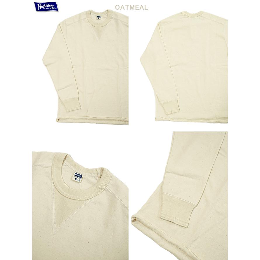 Pherrow's（フェローズ）  PCT1 度詰め天竺Vガゼット付き長袖Tシャツ   長袖Tシャツ   カットソー   アメカジ   メンズ | Pherrow's | 02
