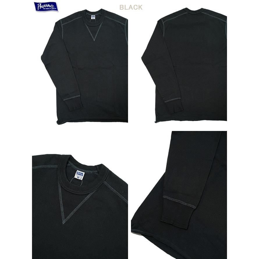 Pherrow's（フェローズ）  PCT1 度詰め天竺Vガゼット付き長袖Tシャツ   長袖Tシャツ   カットソー   アメカジ   メンズ | Pherrow's | 03