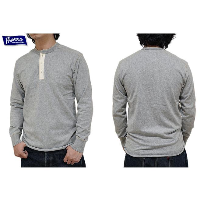 Pherrow's（フェローズ）  PCT2 度詰め天竺ヘンリーネック長袖Tシャツ   長袖Tシャツ   カットソー   アメカジ   メンズ | Pherrow's | 04