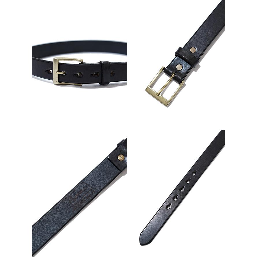 Pherrow's（フェローズ）  PLB2-B　国産サドルベンズレザーシングルピンベルト　 SINGLE PIN BELT   ベルト   アメカジ   メンズ | Pherrow's | 03