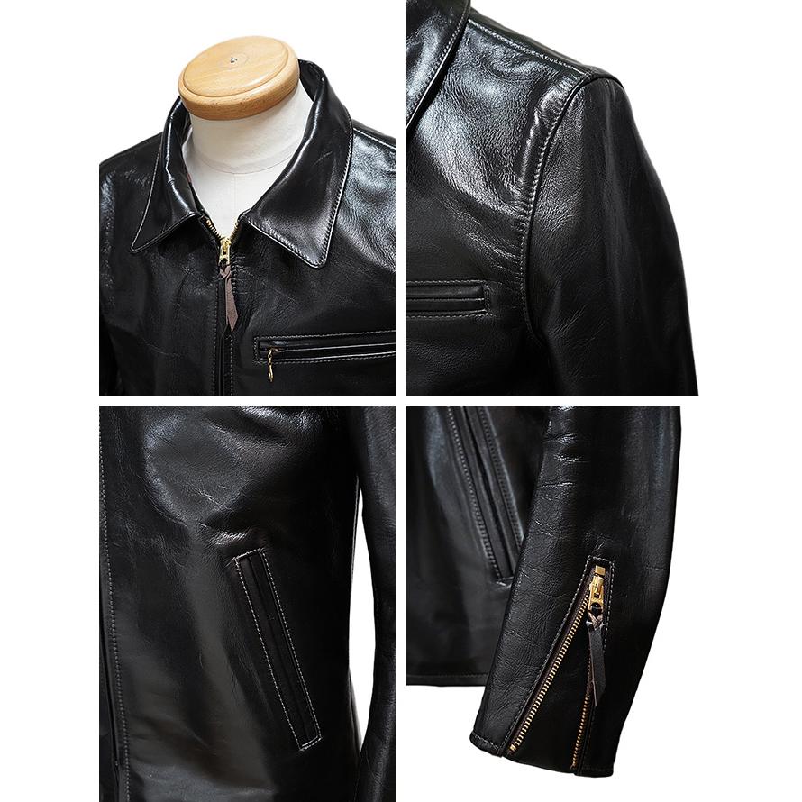 Y'2 LEATHER（ワイツーレザー） 　PR-65　ホースハイドライダースジャケット  Vintage Horse Light   馬革    日本製   アメカジ   メンズ… |  | 02