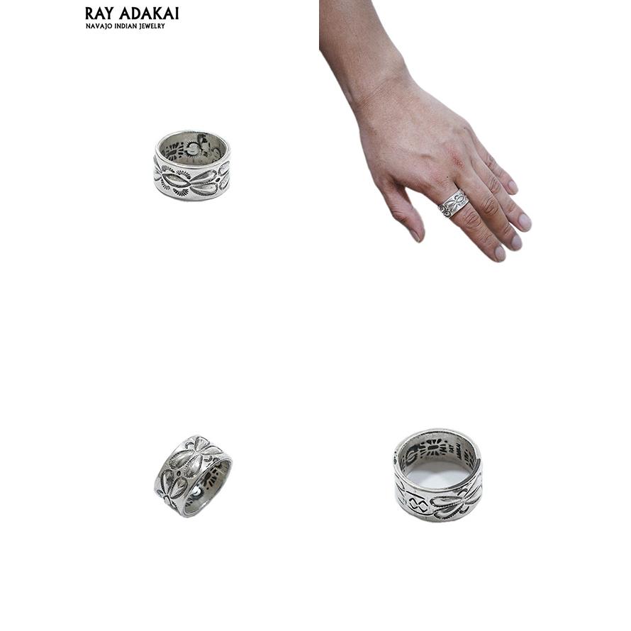 レイアダカイ RAY ADAKAI RAR-2 ダブルスタンプシルバーリング DBL/STP