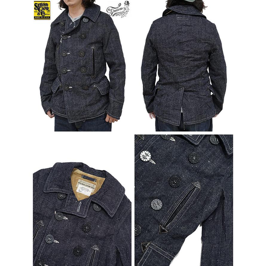 ミスターフリーダム x シュガーケン　Mister Freedom x SUGAR CANE　Mister Freedom　SC15425　14oz.砂糖黍デニムPコート  SURVIVAL SCHOOL   SC FIBER DENIM … | SUGAR CANE | 01