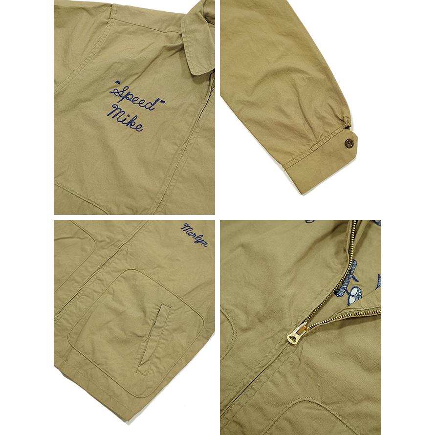 シュガーケーン　SUGAR CANE　SC15617　コットンスポーツジャケット [ COTTON SPORTS JACKET ] [ W/EMB'D ]　ワークジャケット　アメカジ 　メンズ | SUGAR CANE | 02