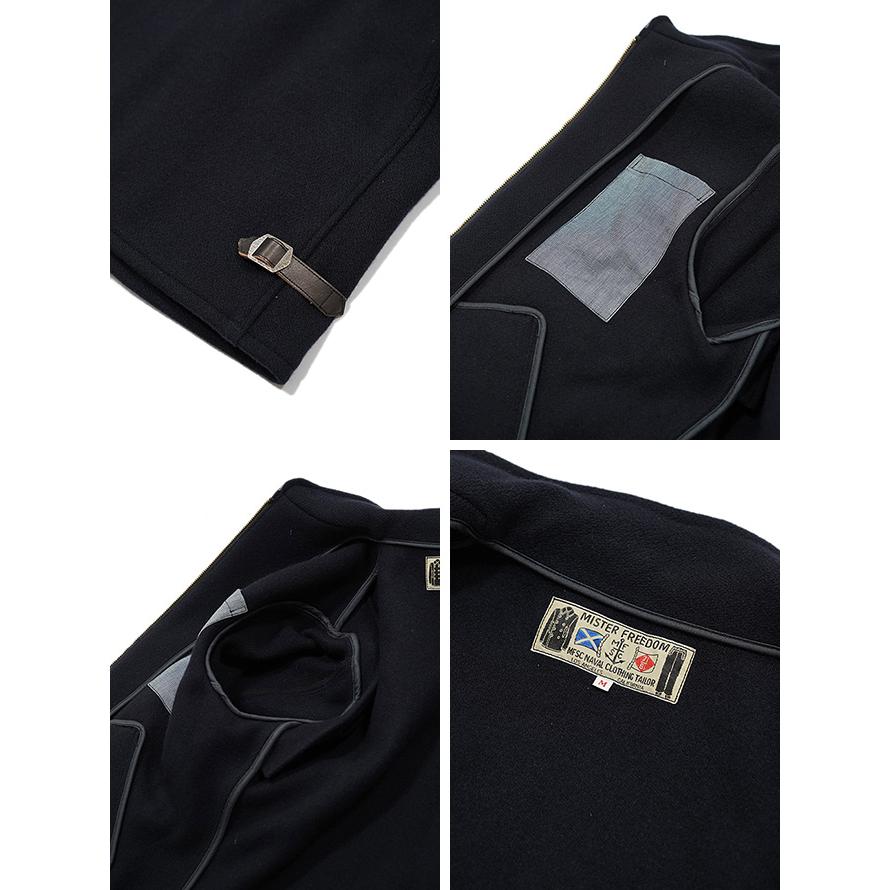 Mister Freedom x SUGAR CANE　SC15637　ウールスポーツジャケット　[ 26oz. WOOL MELTON "BARRACUDA" SUB JACKET ] [ SUBMARINER ] [ MFSC ] | SUGAR CANE | 03