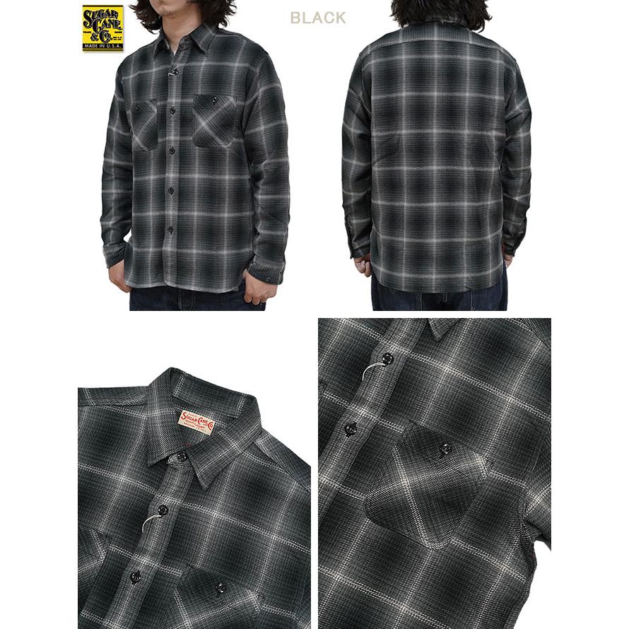 シュガーケン SUGAR CANE SC29149 ツイルチェックワークシャツ  L/S TWILL CHECK WORK SHIRT   ネルシャツ   アメカジ   メンズ | SUGAR CANE | 01