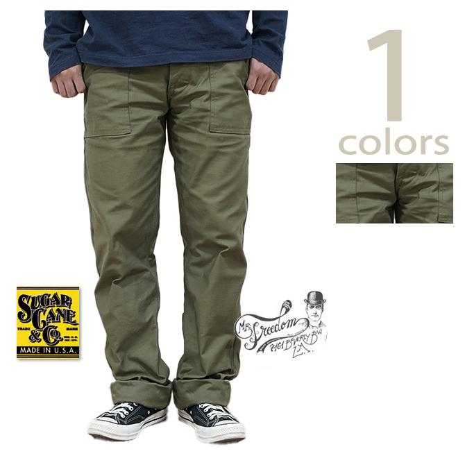 シュガーケン × ミスターフリーダム　SUGAR CANE × Mister Freedom　SC42414　COTTON BACK SATEEN "MECHANIC TROUSERS"  SURVIVAL SCHOOL   MFSC … | SUGAR CANE