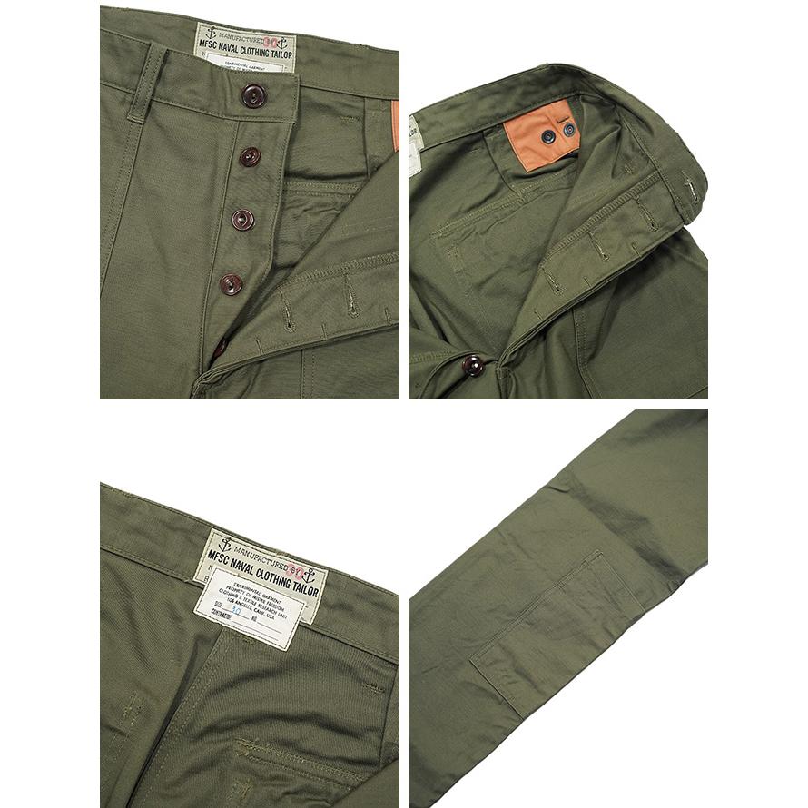 シュガーケン × ミスターフリーダム　SUGAR CANE × Mister Freedom　SC42414　COTTON BACK SATEEN "MECHANIC TROUSERS"  SURVIVAL SCHOOL   MFSC … | SUGAR CANE | 02