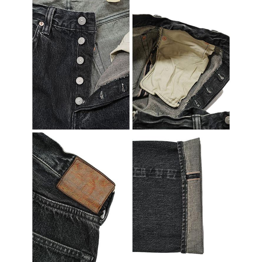 シュガーケン　SUGAR CANE　SC42460H　 14.25oz. BLACK DENIM 1947 HARD WASH MODEL　[ REGULAR STRAIGHT ]　ジーパン　ブラックジーンズ | SUGAR CANE | 02