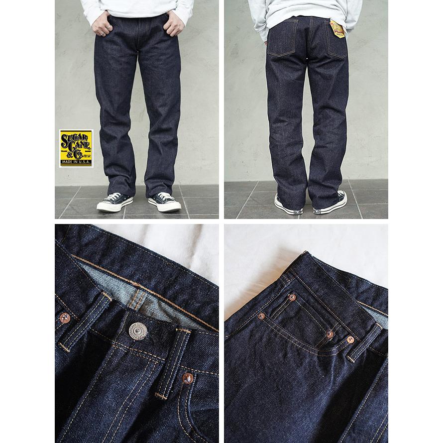 シュガーケン　SUGAR CANE　SC42955　14oz. DENIM 1955Z MODEL (ZIPPER FLY) [ One Wash ]　ジーパン　アメカジ | SUGAR CANE | 01