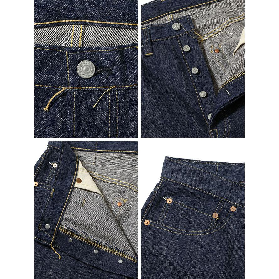 シュガーケン　SUGAR CANE Super “Denim” Collectibles　SC49001　14oz. BLUE DENIM WAIST OVERALLS [ 1945 MODEL] [ #01 ] | SUGAR CANE | 02