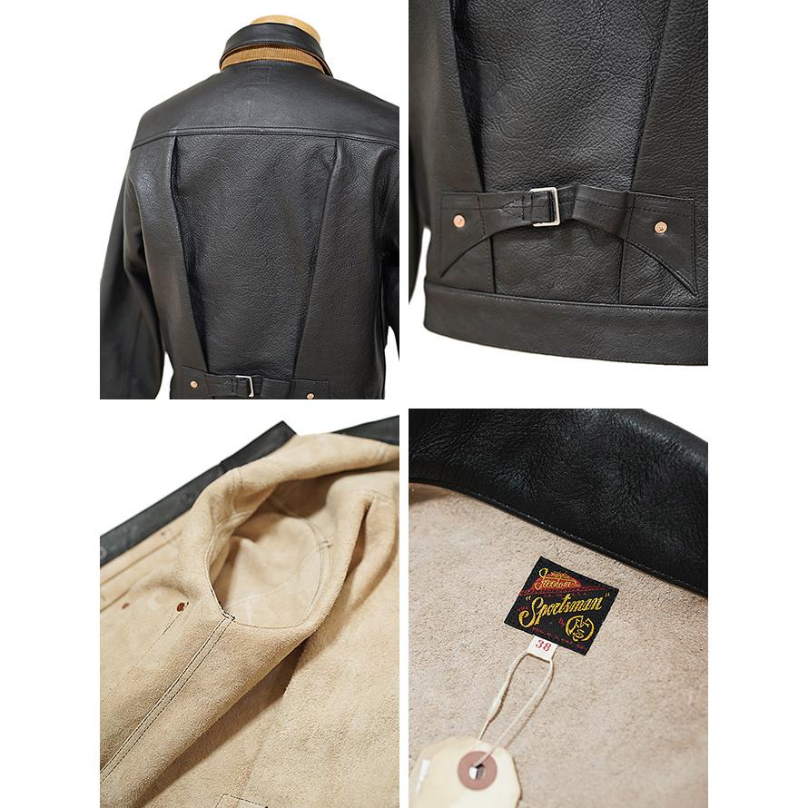 SUGAR CANE×Mister Freedom（シュガーケン×ミスターフリーダム）  SC80600　COWHIDE LEATHER Ranch Blouse  Made in U.S.A.   Sportsman   レザージャケッ… | SUGAR CANE | 04