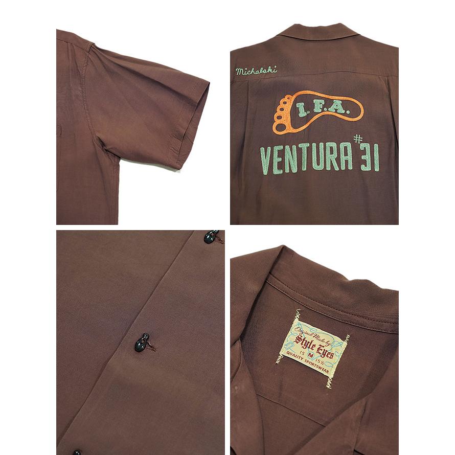 スタイルアイズ　STYLE EYES　SE39457　レーヨンボーリングシャツ [ RAYON BOWLING SHIRT ] [  I.FA. ] ボーリングシャツ　アメカジ　メンズ | STYLE EYES | 02