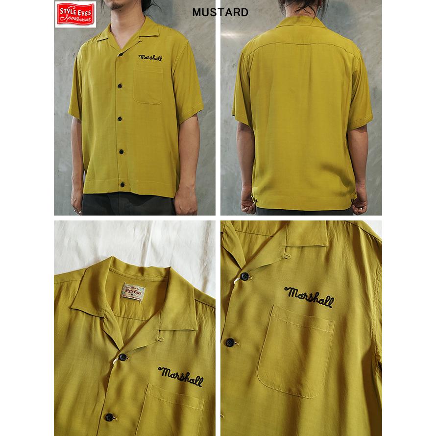 スタイルアイズ　STYLE EYES　SE39661　レーヨンボーリングシャツ [ RAYON BOWLING SHIRT ] [ Marshall ]　ボーリングシャツ　アメカジ　メンズ | STYLE EYES | 05