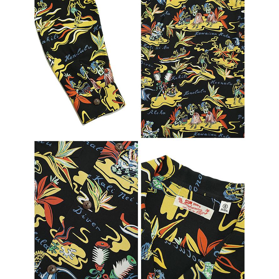 SUN SURF サンサーフ SUN SURF SS29401 長袖アロハシャツ L/S HAWAIIAN
