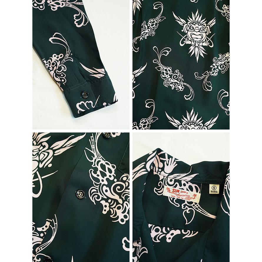 サンサーフ　SUN SURF　SS29601　長袖アロハシャツ　L/S HAWAIIAN SHIRT [ INCARNATION OF GOD ]　ハワイアンシャツ   アメカジ   メンズ | SUN SURF | 04