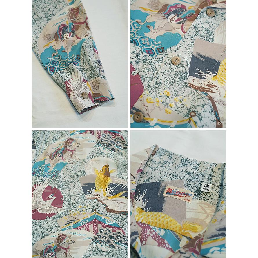 サンサーフ　SUN SURF　SS29604　長袖アロハシャツ　L/S HAWAIIAN SHIRT [ JAPANESE QUAINT DESIGN ]　ハワイアンシャツ   アメカジ   メンズ | SUN SURF | 02