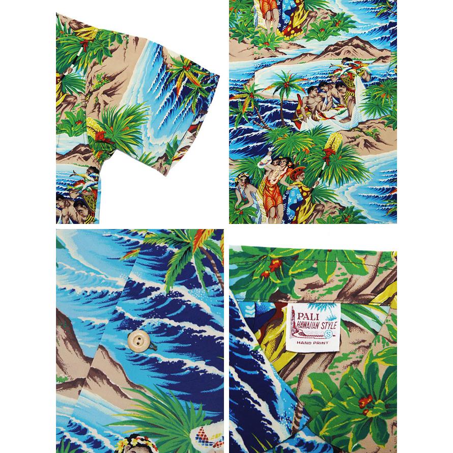 SUN SURF SPECIAL EDITION（サンサーフスペシャルエディション） 　SS37862　半袖アロハシャツ 　 Festival 　 PALI HAWAIIAN STYLE 　 アメカジ   メンズ | SUN SURF | 02
