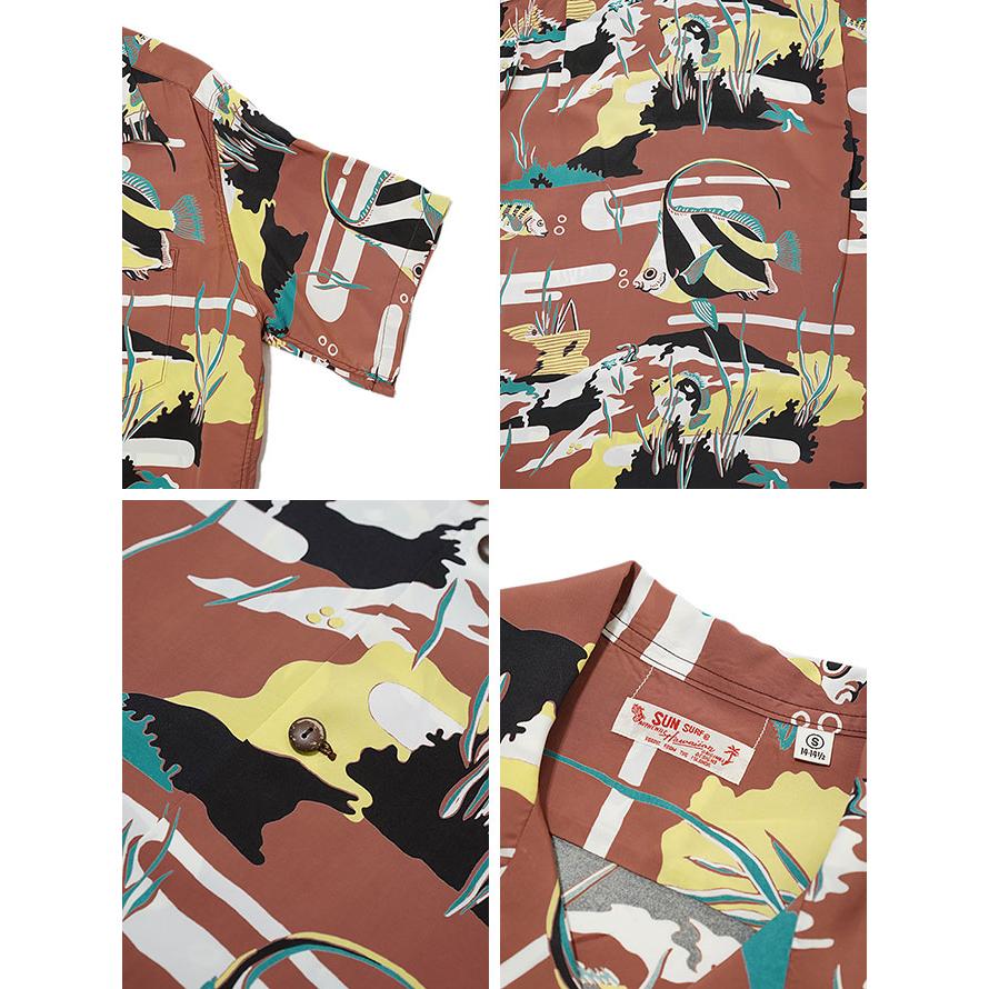 SUN SURF（サンサーフ） 　SS39029 半袖アロハシャツ S/S HAWAIIAN SHIRT  MOORISH IDOL   ハワイアンシャツ   アメカジ   メンズ | SUN SURF | 02