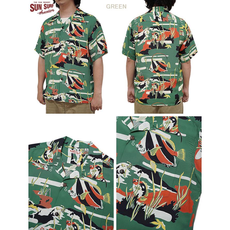 SUN SURF（サンサーフ） 　SS39029 半袖アロハシャツ S/S HAWAIIAN SHIRT  MOORISH IDOL   ハワイアンシャツ   アメカジ   メンズ | SUN SURF | 03