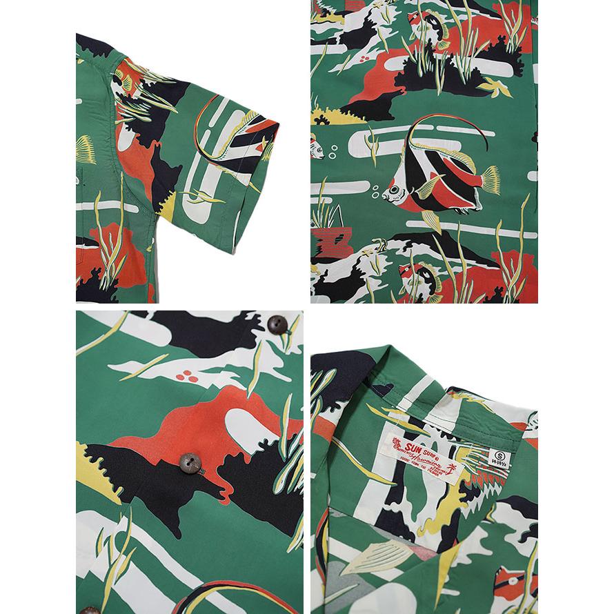 SUN SURF（サンサーフ） 　SS39029 半袖アロハシャツ S/S HAWAIIAN SHIRT  MOORISH IDOL   ハワイアンシャツ   アメカジ   メンズ | SUN SURF | 04