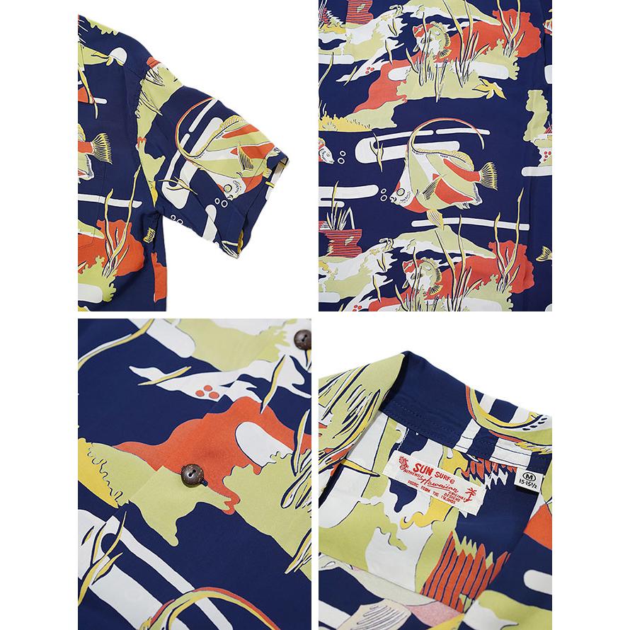 SUN SURF（サンサーフ） 　SS39029 半袖アロハシャツ S/S HAWAIIAN SHIRT  MOORISH IDOL   ハワイアンシャツ   アメカジ   メンズ | SUN SURF | 06
