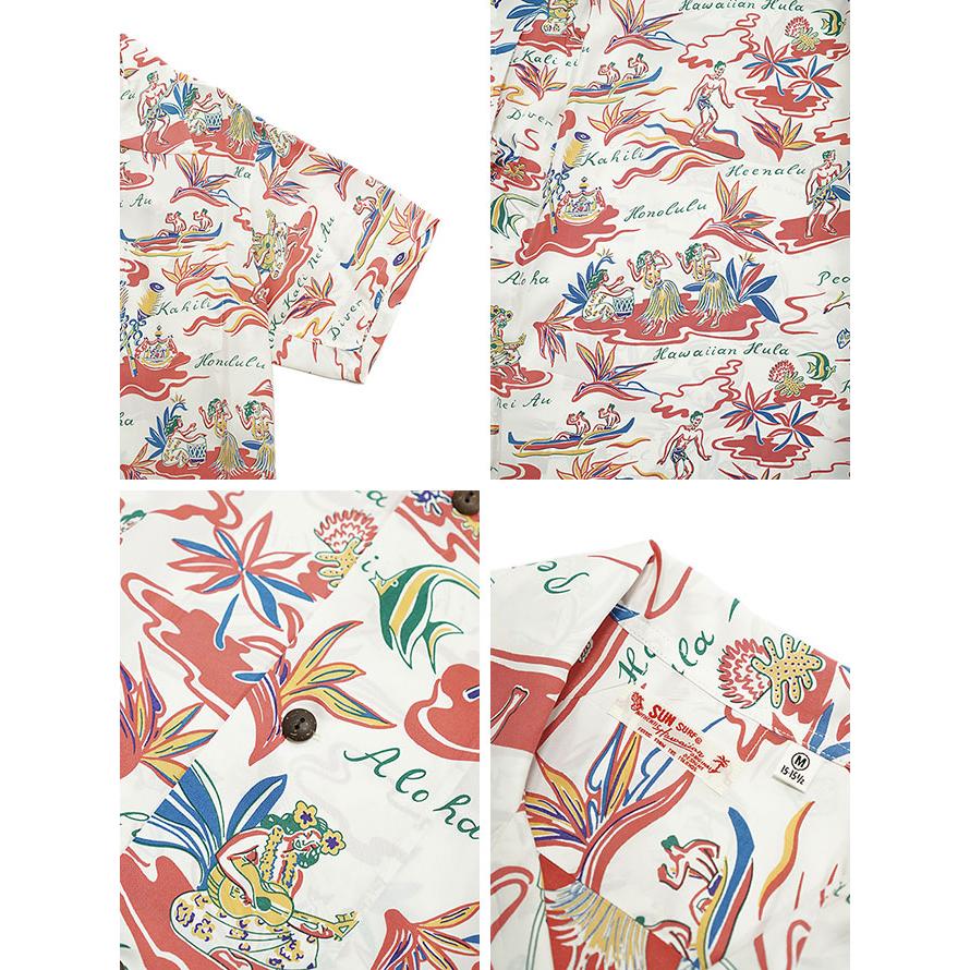 サンサーフ　SUN SURF　SS39411　半袖アロハシャツ　S/S HAWAIIAN SHIRT　[ HAWAIIAN HULA ]　ハワイアンシャツ　アメカジ　メンズ | SUN SURF | 02